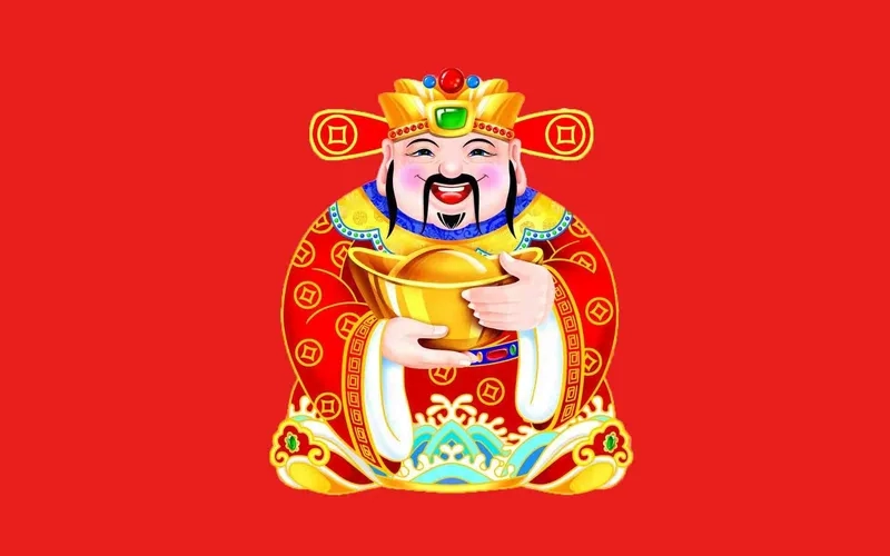 Mang tài lộc về máy với hình nền thần tài đẹp