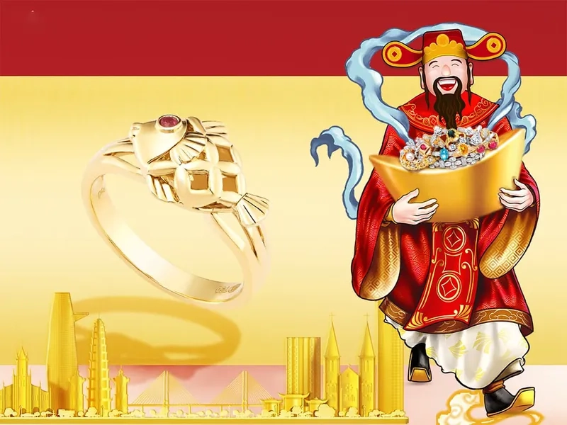 Tải hình nền thần tài may mắn cho điện thoại miễn phí