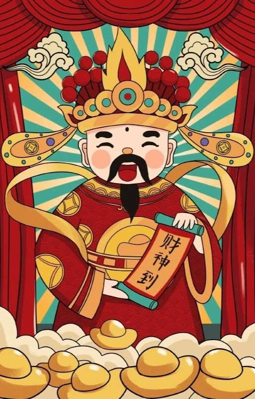 Hình nền thần tài phát lộc mang ý nghĩa hình nền thần tài may mắn