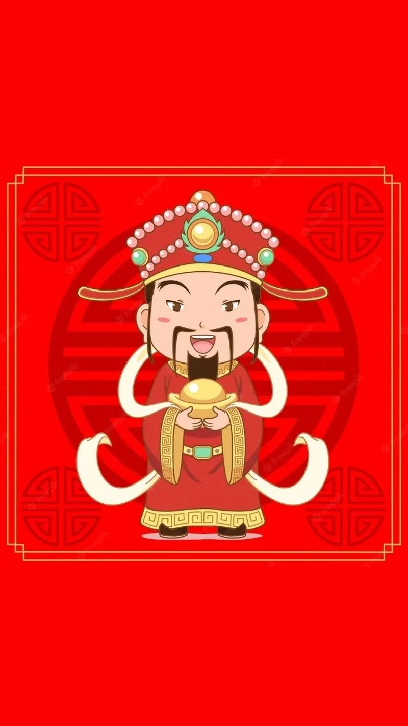 Hình nền thần tài phát lộc lý tưởng hình nền thần tài đầu năm