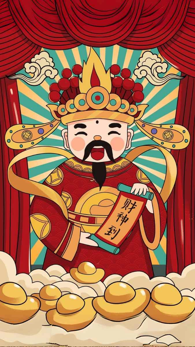 Hình nền thần tài phát lộc mang ý nghĩa ảnh nền thần tài phong thủy