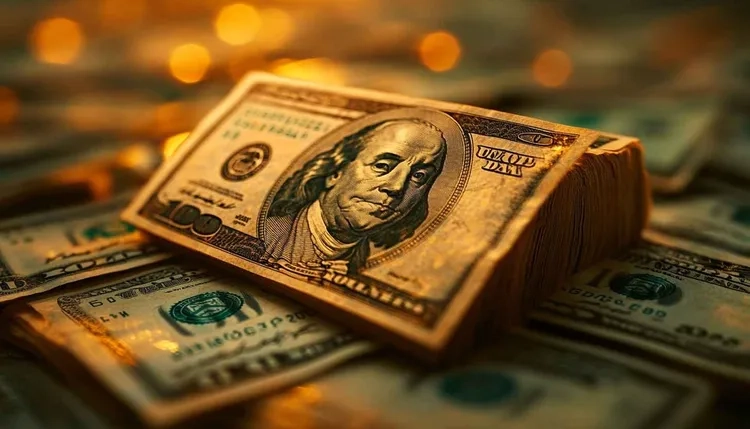 Phong cách thời thượng với hình nền đô la sang trọng