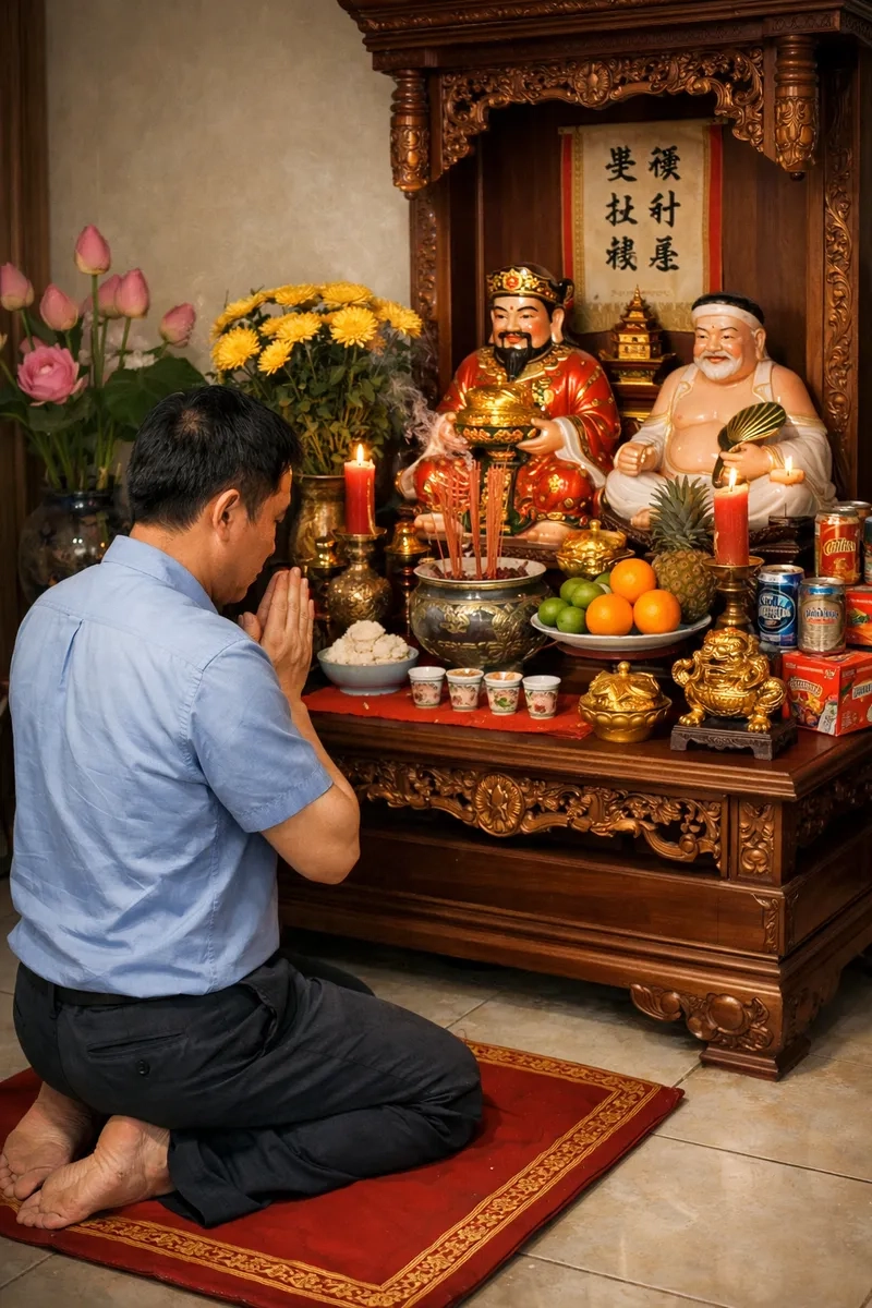 Sự sung túc khởi nguồn từ ông thần tài thổ địa