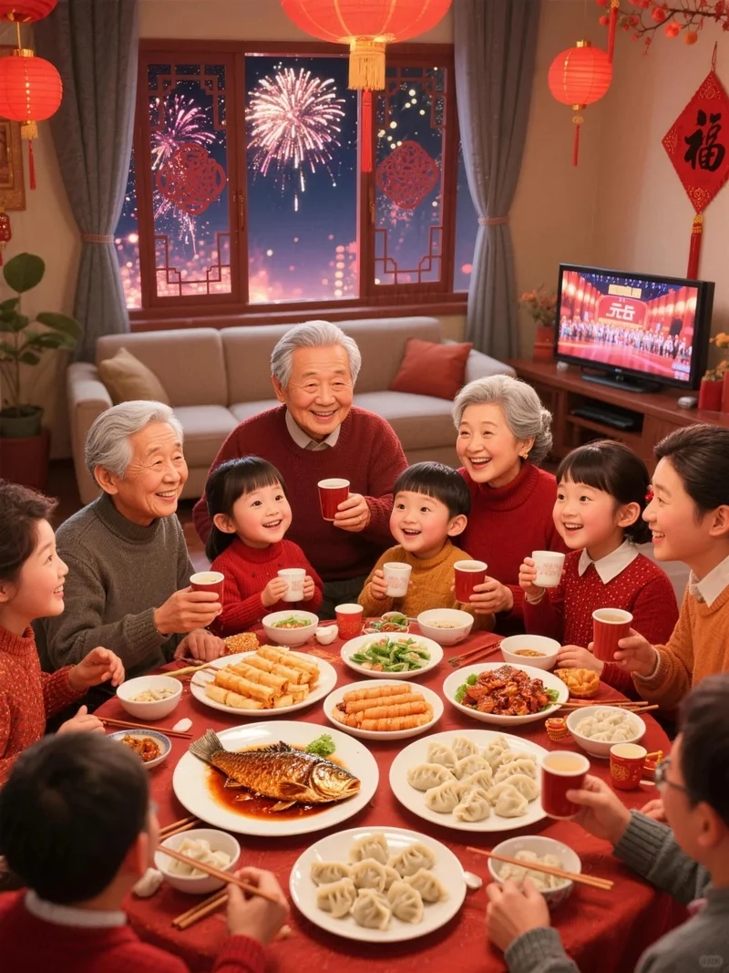 Chọn ngay Ảnh gia đình ăn tết đáng nhớ