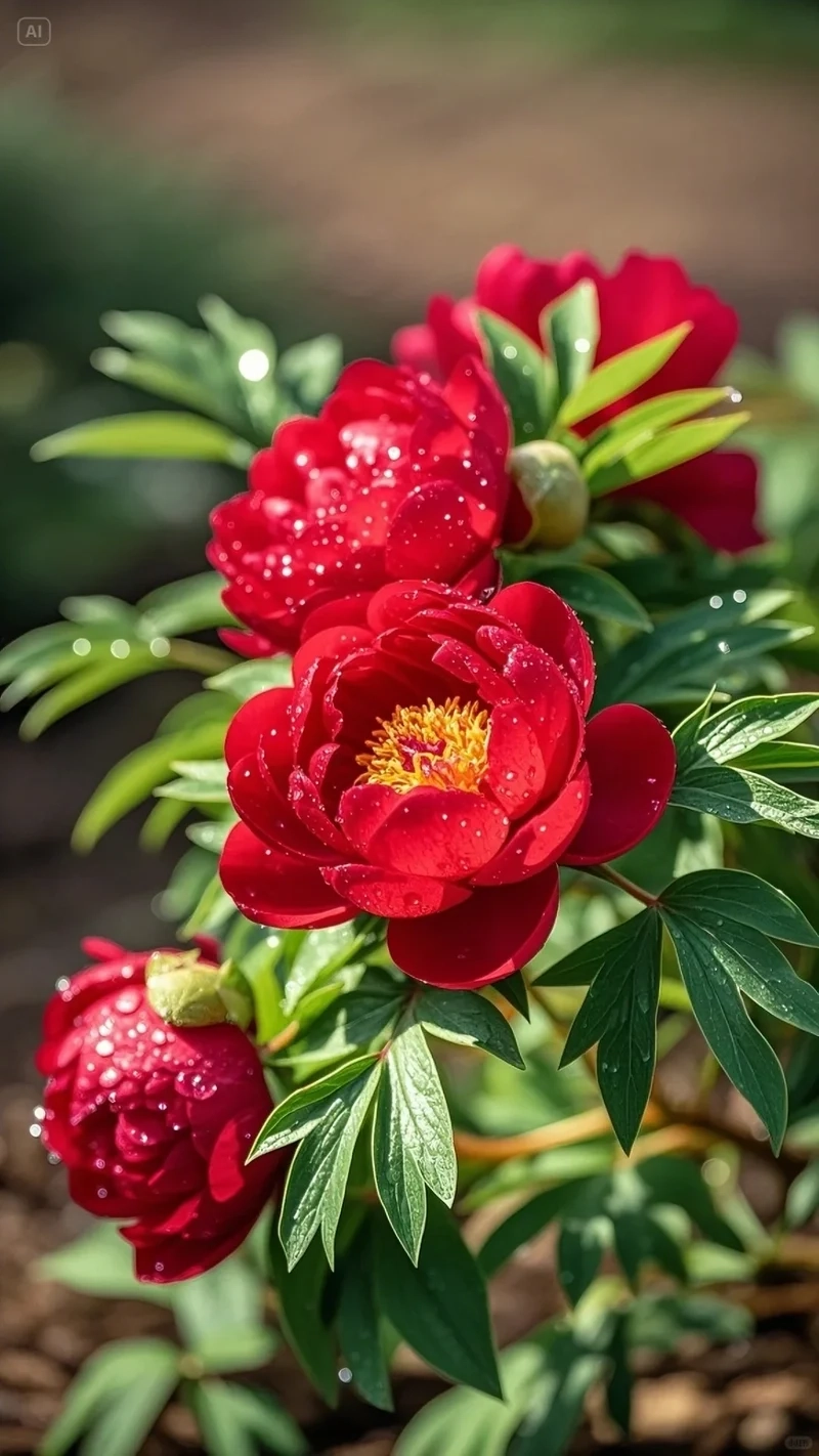 Trang trí máy bạn bằng Hình nền hoa mẫu đơn đỏ