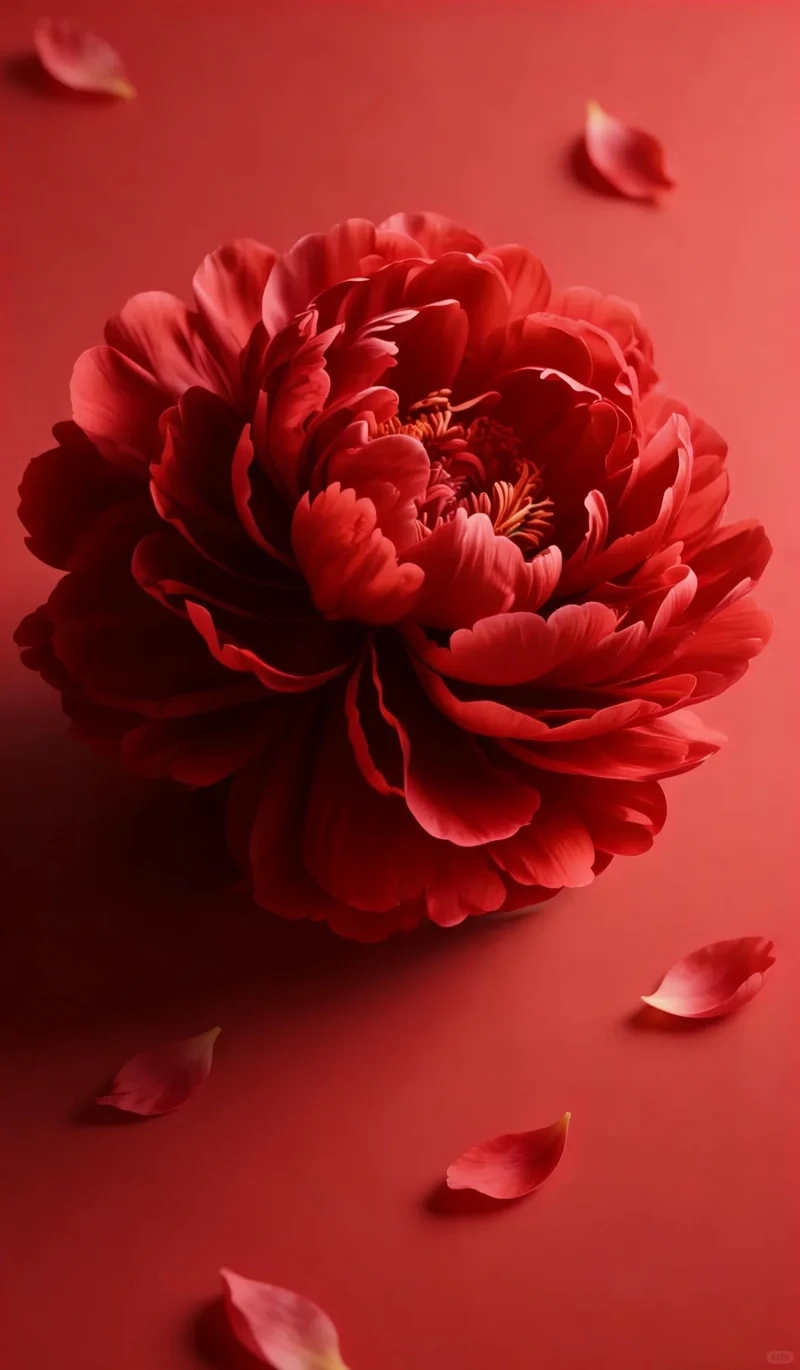 Yêu sắc hoa cùng Hình nền hoa mẫu đơn đỏ
