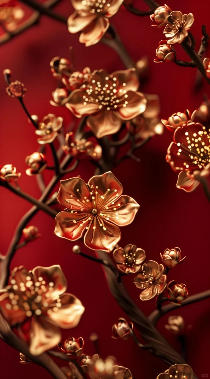 Tải Hình nền hoa tết rực rỡ đón xuân mới