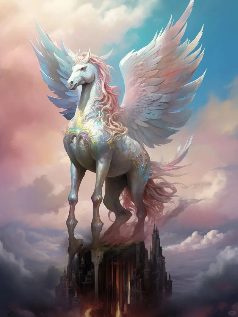 Lưu ngay hình nền ngựa có cánh miễn phí