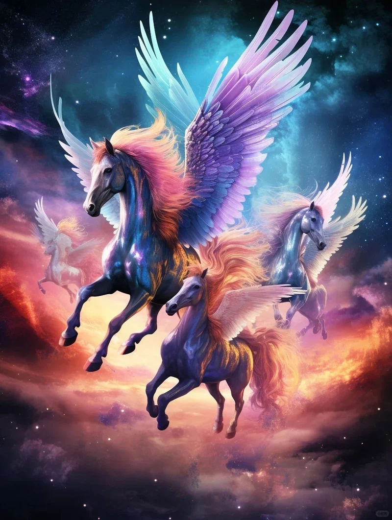 Khám phá hình nền ngựa có cánh độc đáo
