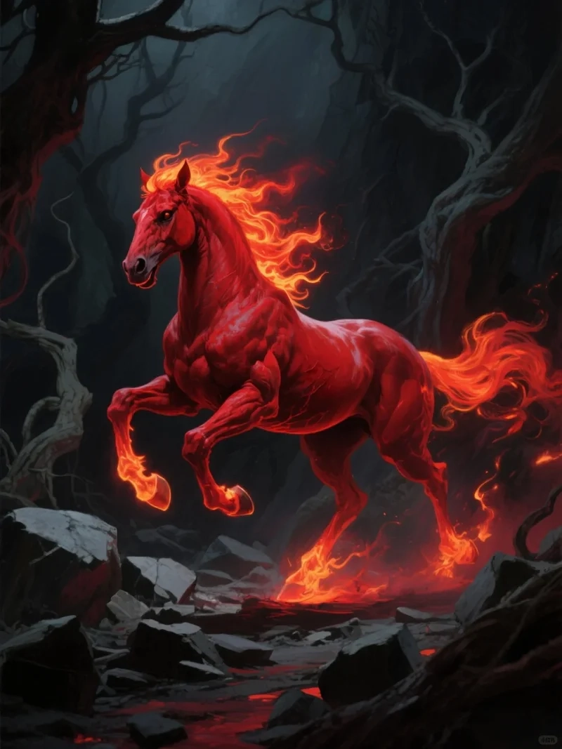 Tải ngay hình nền ngựa lửa chất lượng cao