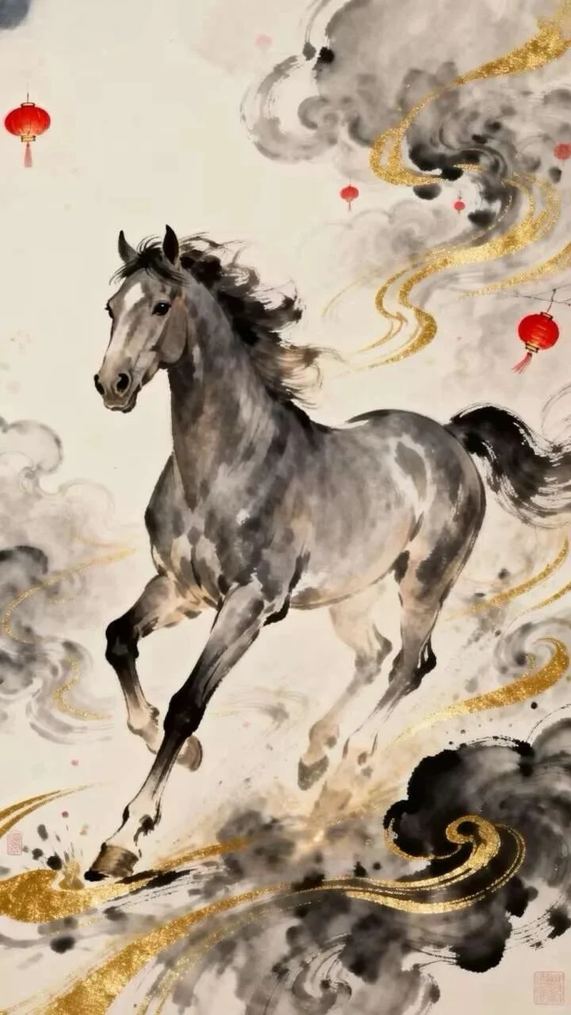 hình nền ngựa thần mang ý nghĩa bứt phá