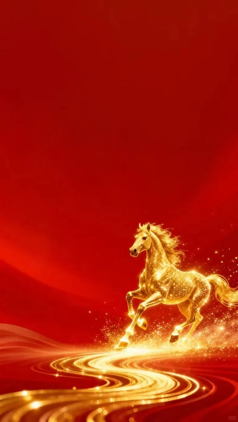 Khám phá hình nền ngựa vàng tài lộc được yêu thích